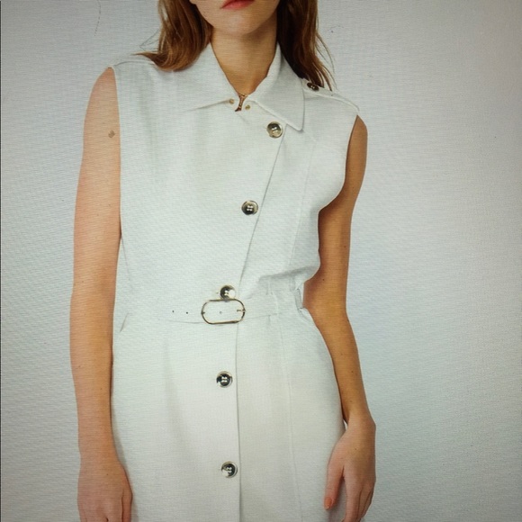 Epolette detailed shirt dress. - Picture 7 of 7